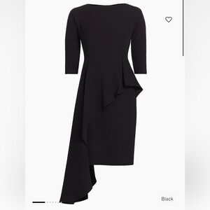 Asymmetric Peplum Minidress